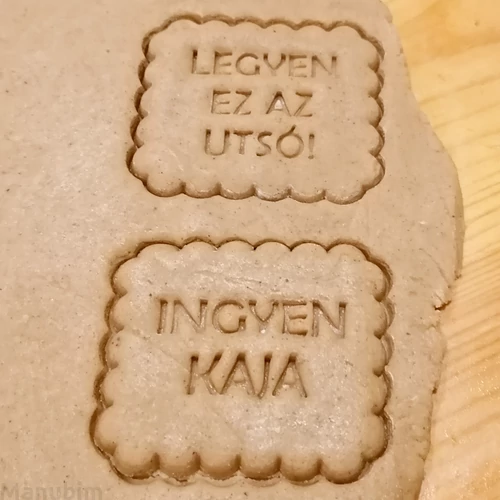 Saját szöveges süti kiszúrók