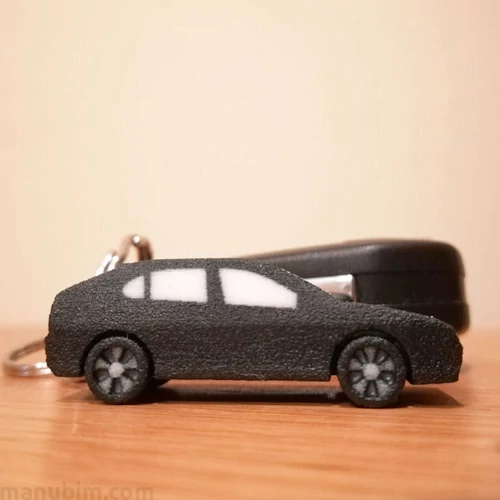 Custom 3D Printed Car Keychaain