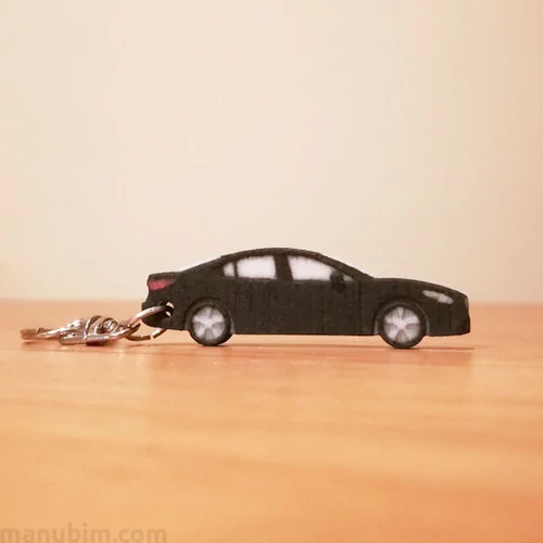 3D Printed Car Key Ring - Mazda 6