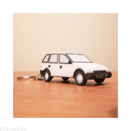 3D nyomtatott Egyedi 3Ds kulcstartó Suzuki Swift kreatív ajándék