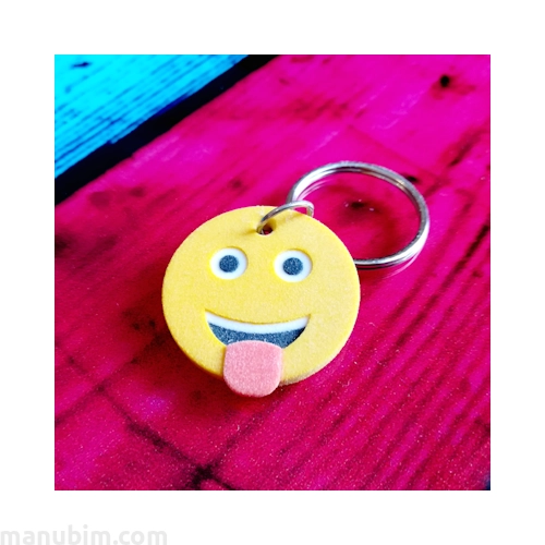 Emoji Keychain - Face With Tongue