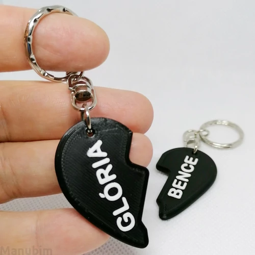 Szíves kulcstartó pároknak