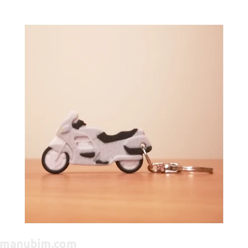 Honda St Pan 3D Printed Keychain