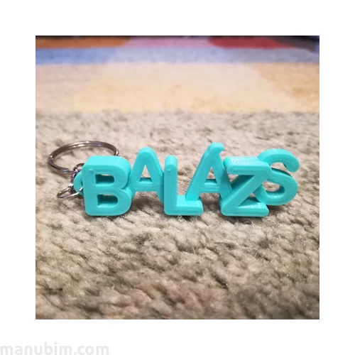 Keychain with name
