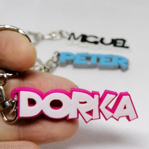 Personalised Name Keychain - 3D printed
