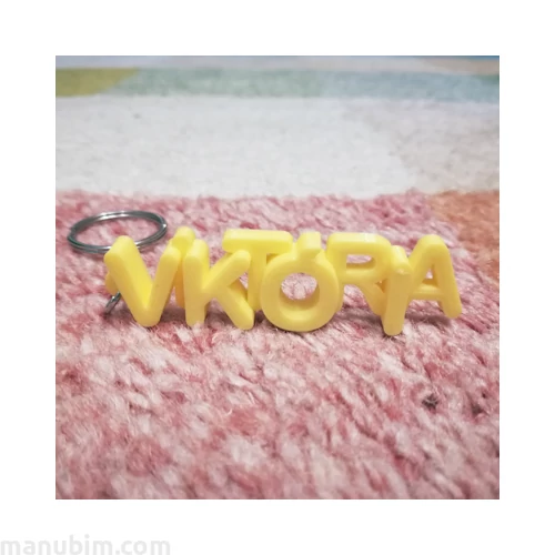 Keychain with name