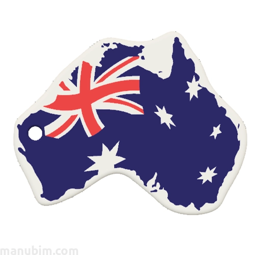 Egyedi kulcstartó - Ausztrália