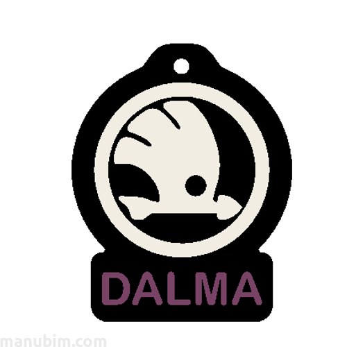 Egyedi kulcstartó - Dalma