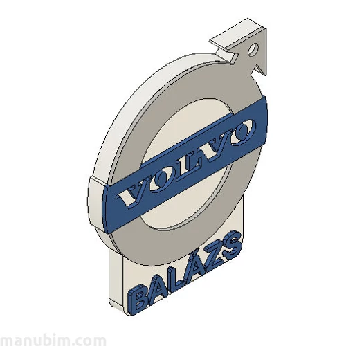 Egyedi autós kulcstartó 