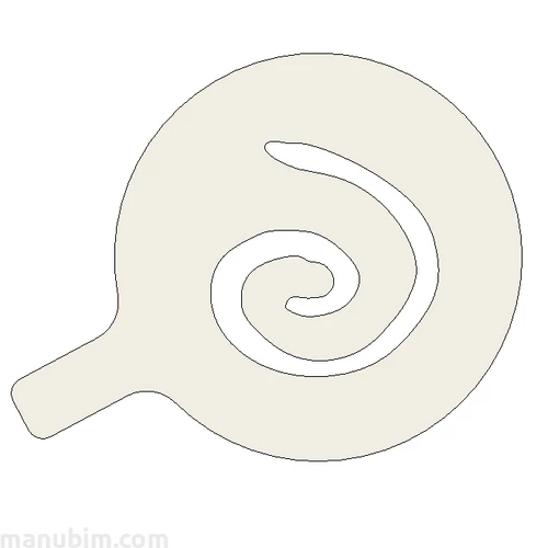 Custom Cappuccino, Coffee Stencil Set 2 pcs, 