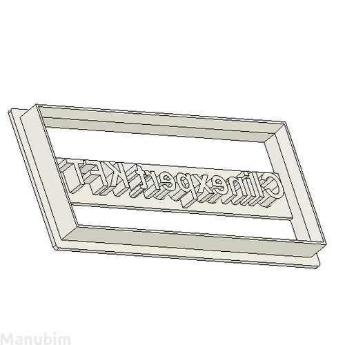 Egyedi sütemény kiszúró, 