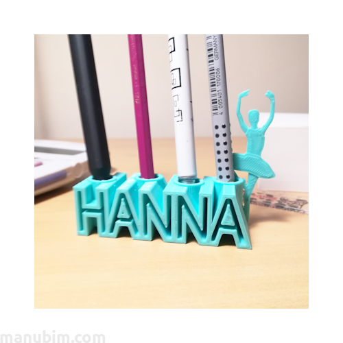 Ballerina Pencil Holder - 3D printed