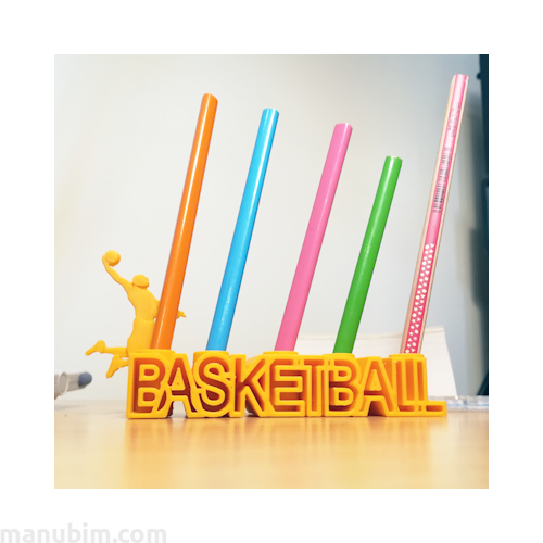 Basketball Pencil Holder - 3D printed