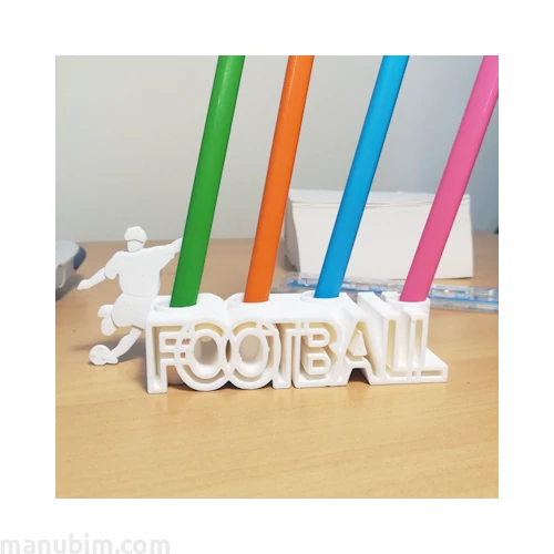 Football Pencil Holder - 3D printed