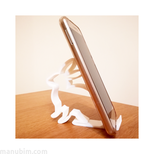 Rabbit Phone Holder - 3d printed product