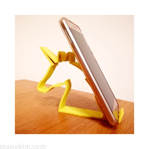 3D printed phone stand - Unicorn