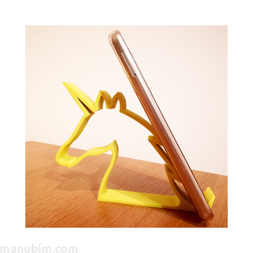Unicorn Phone Holder - 3d printed product
