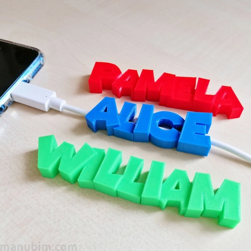 Personalized Name USB Cable