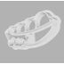 Custom  Cookie Cutter &quot;Borsó&quot;  - 75 x 30 x 8 mm - PLA, plastic