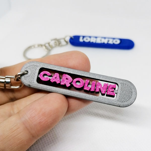 3D Printed Details about   50 psc Keyring your brand name Keychain 